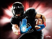 Athletic Superhero Gloves Image 3