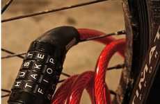 Lettered Bike Locks