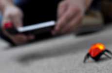 Human-Controlled Cockroach Robots