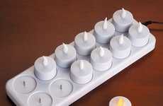 Electrically Charged Tealights