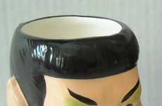 Character Head Coffee Cups