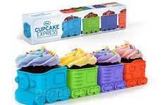 Train-Inspired Cupcake Trays