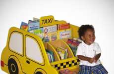 Kid-Sized Cab Bookshelves