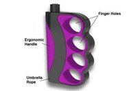 Brass Knuckle-Inspired Umbrellas Image 2