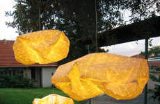 Crumpled Cloud Lanterns