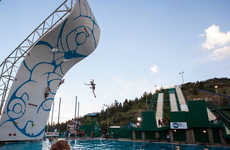 Pool-Diving Cliff Jumps