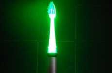 Galactic Glowing Toothbrushes