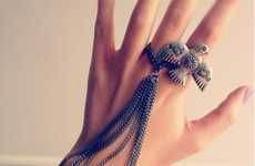 Chained Bracelet-Rings