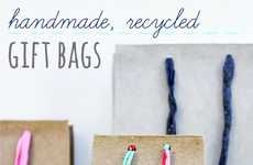Upcycled Cardboard Gift Bags