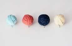 Miniature Yarn Ball Pins