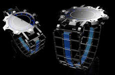 Ninja Star-Like Timepieces