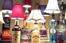 Alcohol Bottle Lamps
