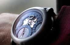 Intricate Retro Timepieces