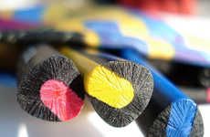 Vibrant Exposed Pencils