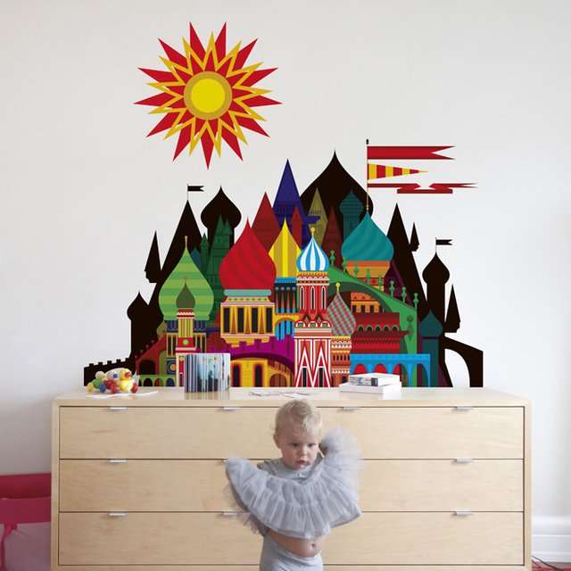 Scorching Castle Wall Decals