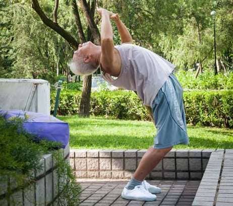 Endearing Elderly Exercise Portraits