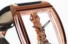 Vertically-Stacked Gear Watches