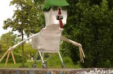 Saran Wrap Street Sculptures