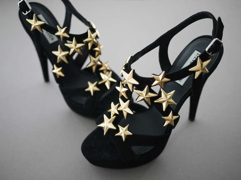 DIY Star-Accented Heels