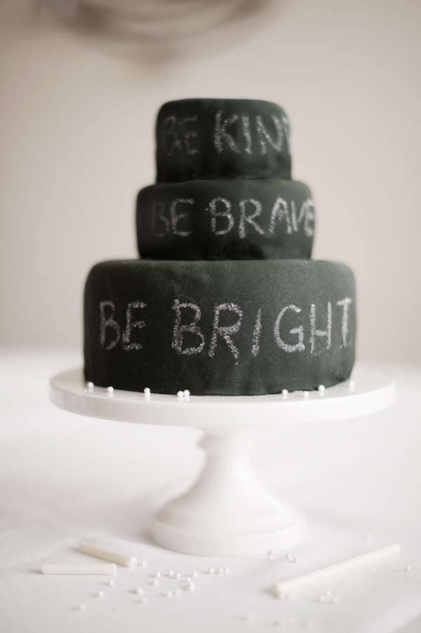 DIY Chalkboard Cakes