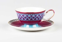 Vibrant Moroccan-Patterned Pottery Image 6