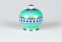 Vibrant Moroccan-Patterned Pottery Image 7