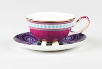 Vibrant Moroccan-Patterned Pottery Image 8