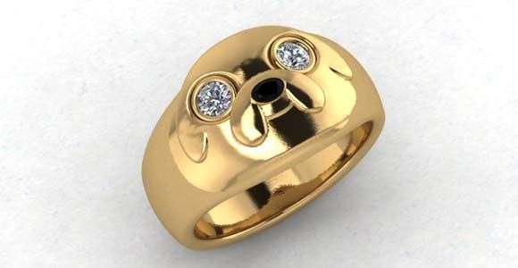 Cartoon-Inspired Engagement Rings
