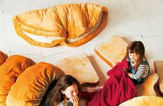 Croissant-Inspired Sleeping Bags