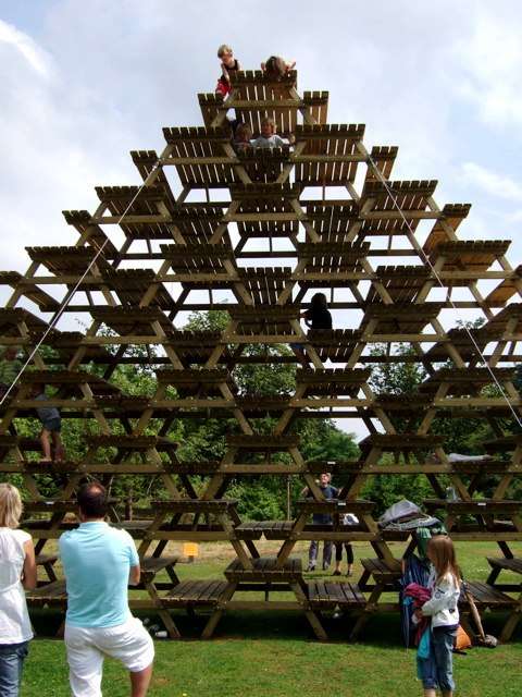 Picnic Table Pyramids