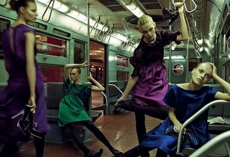 Subway Cart Fashion Shoots