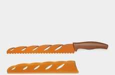 Baguette-Shaped Bread Knives