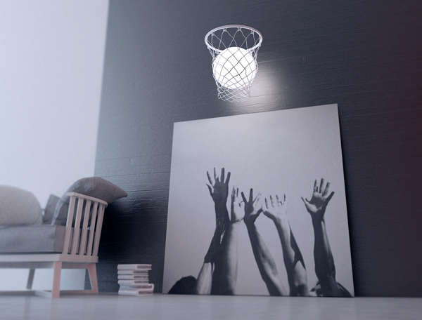 Basketball-Inspired Lamps