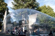 Bubble-Resembling Pavilions