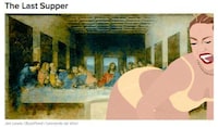 Classic Painting Popstar Mashups Image 3
