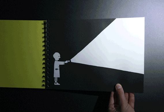 Flashlight-Activated Children's Books