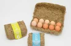 Hay-Made Egg Cartons