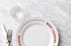 Clever Message Pizza Plates