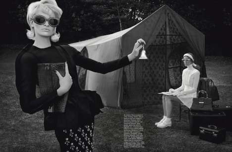 Couture Camping Editorials