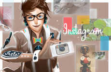 Personified Social Network Art
