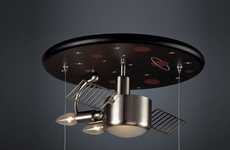 Spacey Suspended Lights