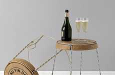 Giant Champane Cork Tables