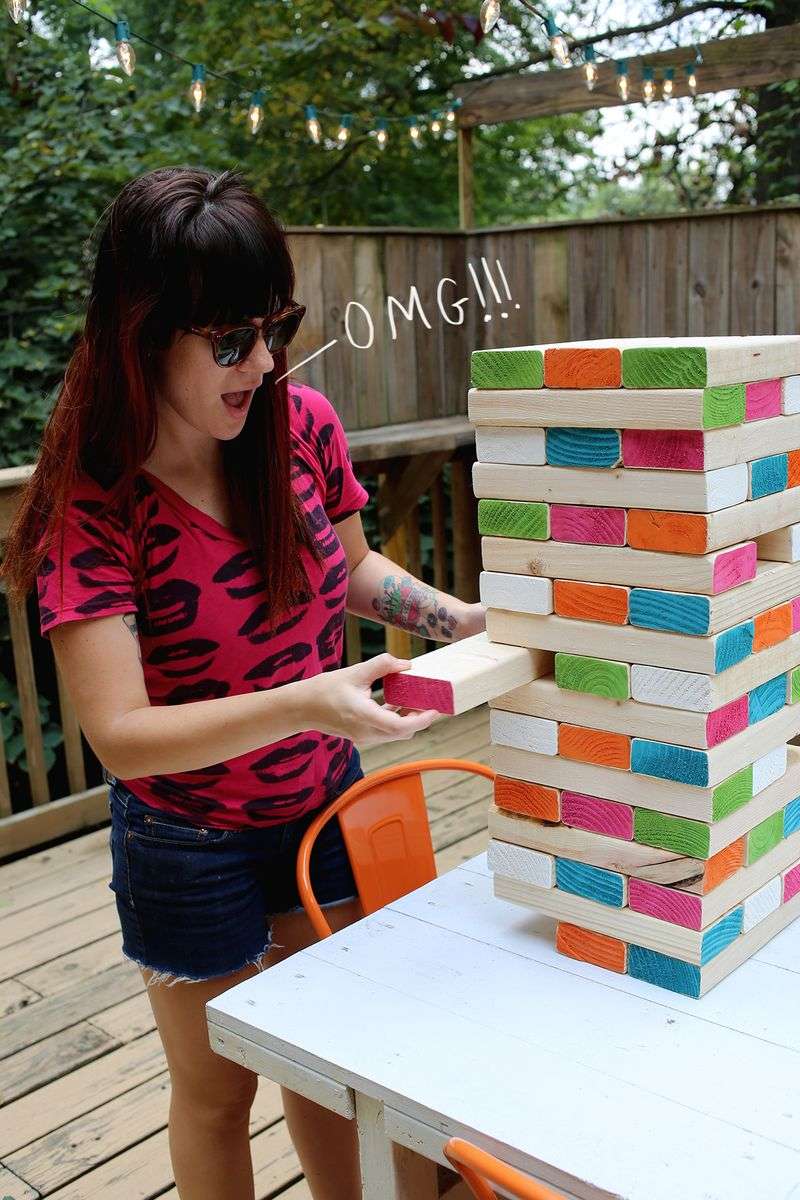 DIY Giant Jenga Games