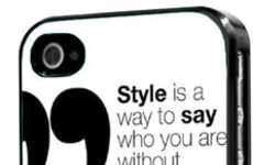 Designer Quoted Smartphone Cases