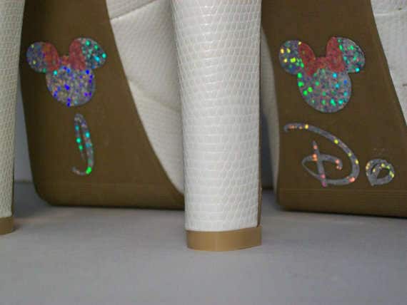 Romantic Disney Shoe Decals