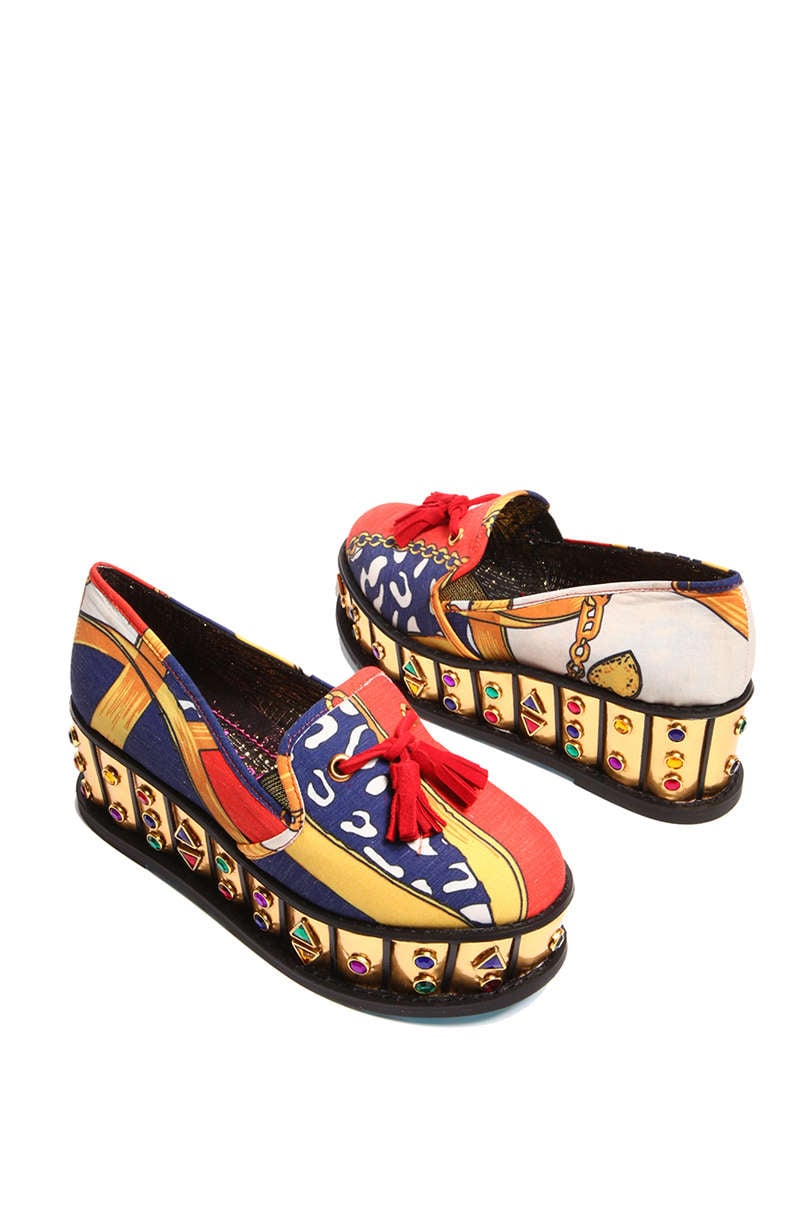 Ornate 80s-Themed Loafers