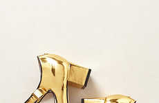 Metallic Iridescence Mary-Janes