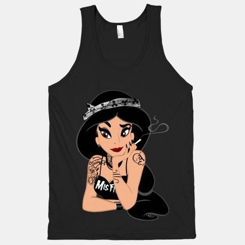 Misbehaving Disney Princess Tanks