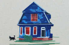 Architectural Needlepoint Artworks