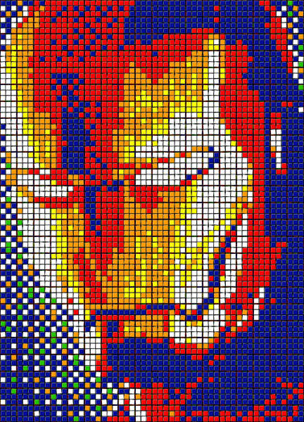 Vibrant Pixelated Cube Art (UPDATE)